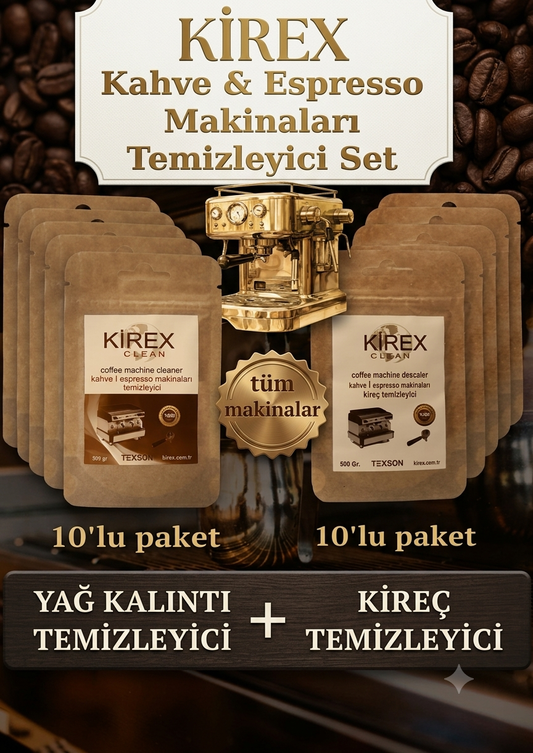 Kirex Kahve Makinası Kirex Temizleyici 3 al 2 Ode